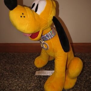 Disney Pluto Plush Dog Toy - Yellow and Black